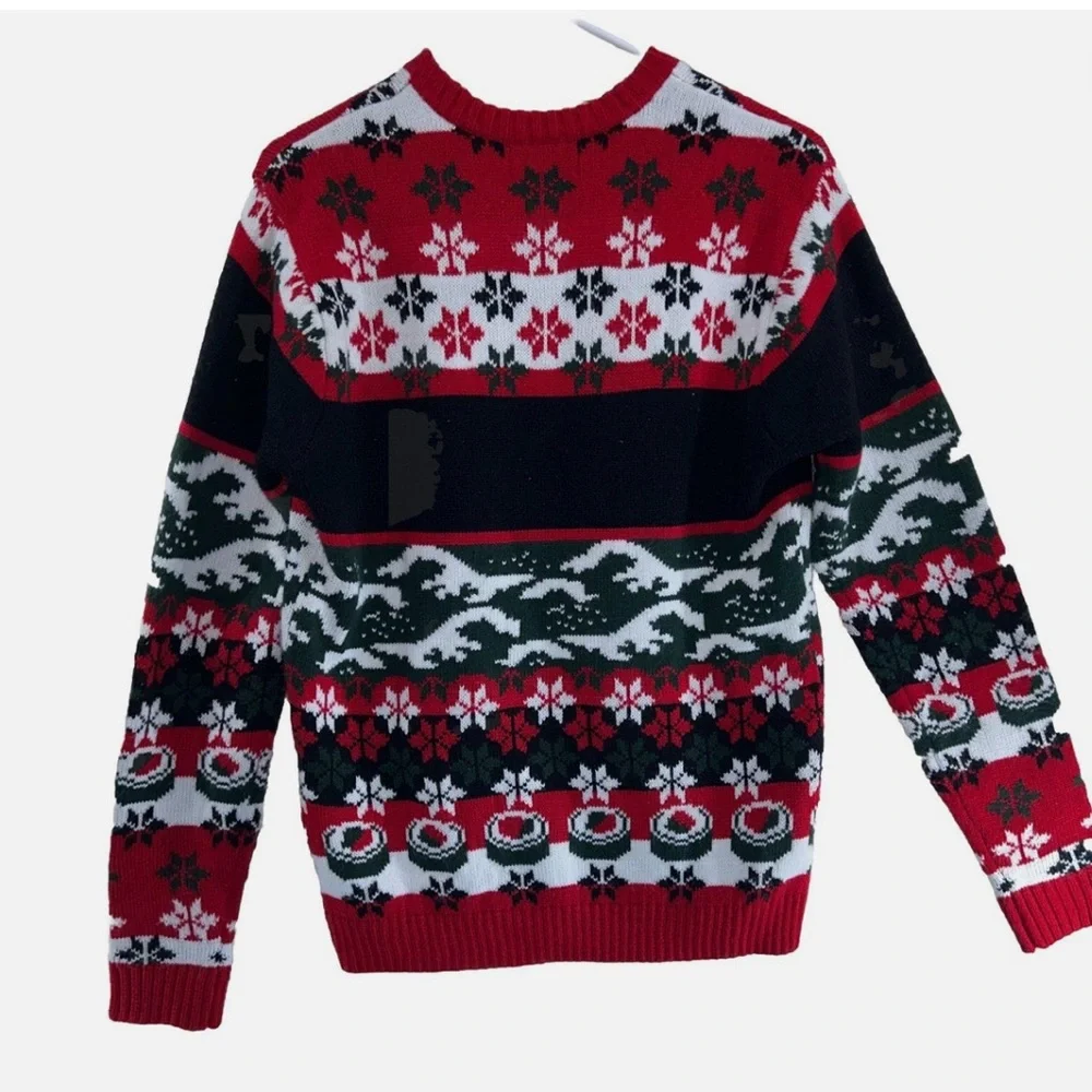 Holiday‎ Sumo Santa Sweater in Red and Black